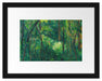 Paul Cézanne - Innenleben eines Waldes  Passepartout Rechteckig 30