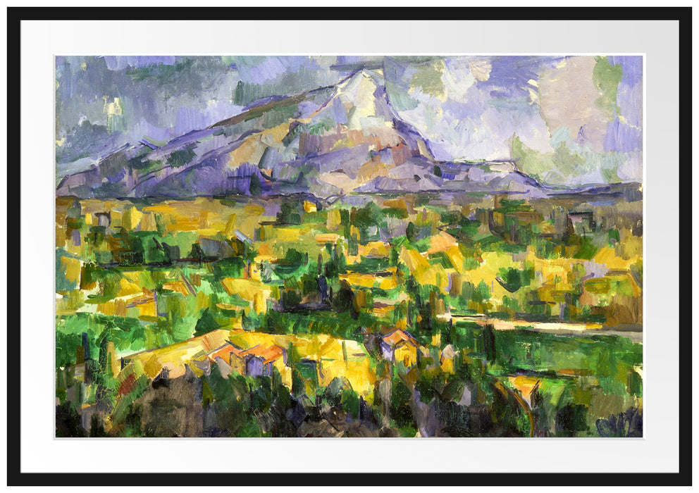 Paul Cézanne - Mont Sainte-Victoire  Passepartout Rechteckig 100