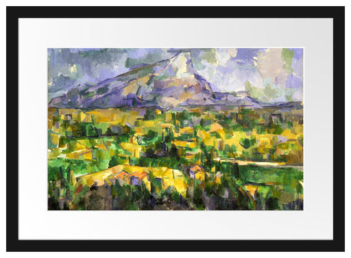 Paul Cézanne - Mont Sainte-Victoire  Passepartout Rechteckig 40