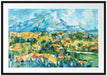 Paul Cézanne - Berg Sainte-Victoire  Passepartout Rechteckig 100
