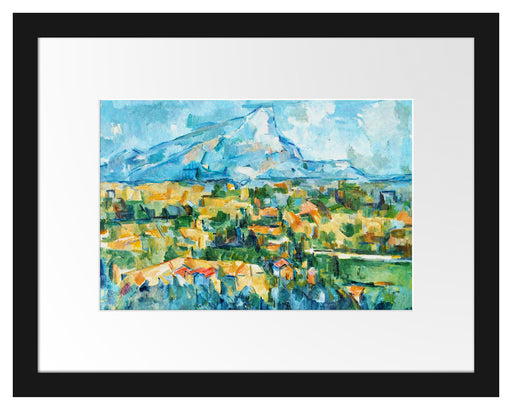 Paul Cézanne - Berg Sainte-Victoire  Passepartout Rechteckig 30