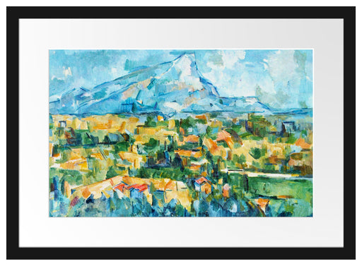 Paul Cézanne - Berg Sainte-Victoire  Passepartout Rechteckig 40