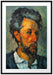 Paul Cézanne - Portrait of Victor Chocquet  Passepartout Rechteckig 100