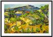 Paul Cézanne - Berge in der Provence Passepartout Rechteckig 100