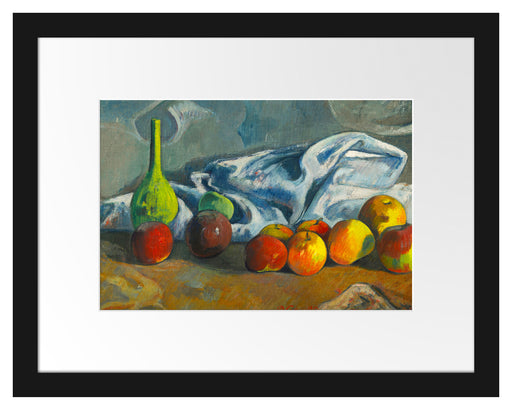 Paul Gauguin - Stillleben mit Äpfeln  Passepartout Rechteckig 30