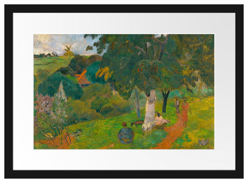 Paul Gauguin - Kommen und GehenMartinique Passepartout Rechteckig 40