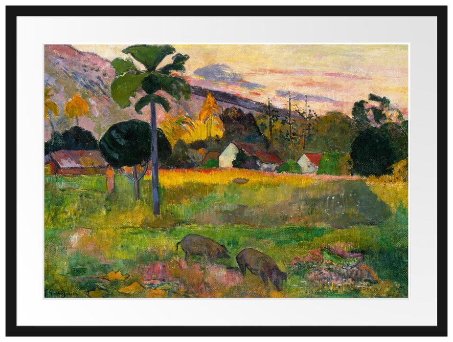 Paul Gauguin - Haere Mai  Passepartout Rechteckig 80