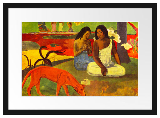 Paul Gauguin - Arearea  Passepartout Rechteckig 40