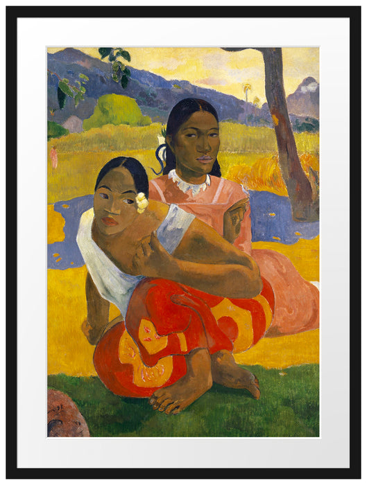 Paul Gauguin - Nafea Faa Ipoipo  Passepartout Rechteckig 80