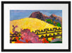 Paul Gauguin - Der heilige BergPARAHI TE MARAE Passepartout Rechteckig 40