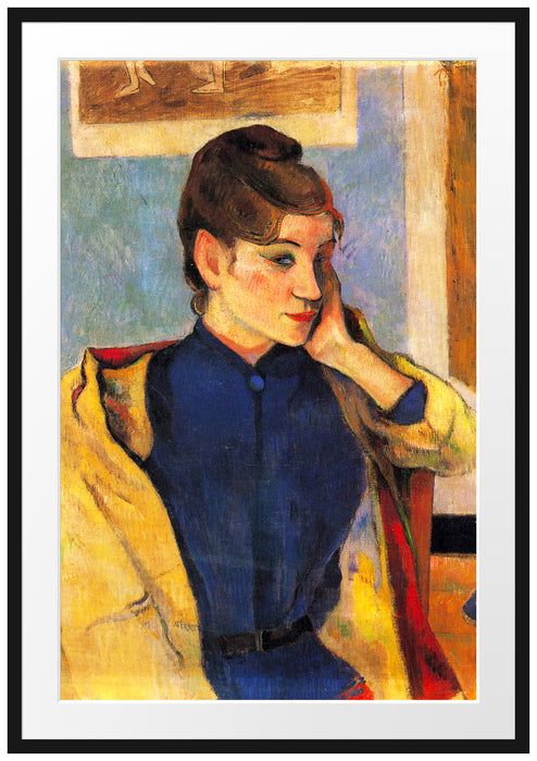 Paul Gauguin - Portrait von Madeleine Bernard Passepartout Rechteckig 100