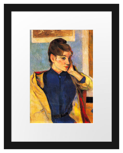 Paul Gauguin - Portrait von Madeleine Bernard Passepartout Rechteckig 30
