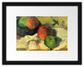 Paul Gauguin - Stillleben Äpfel und Schale  Passepartout Rechteckig 30