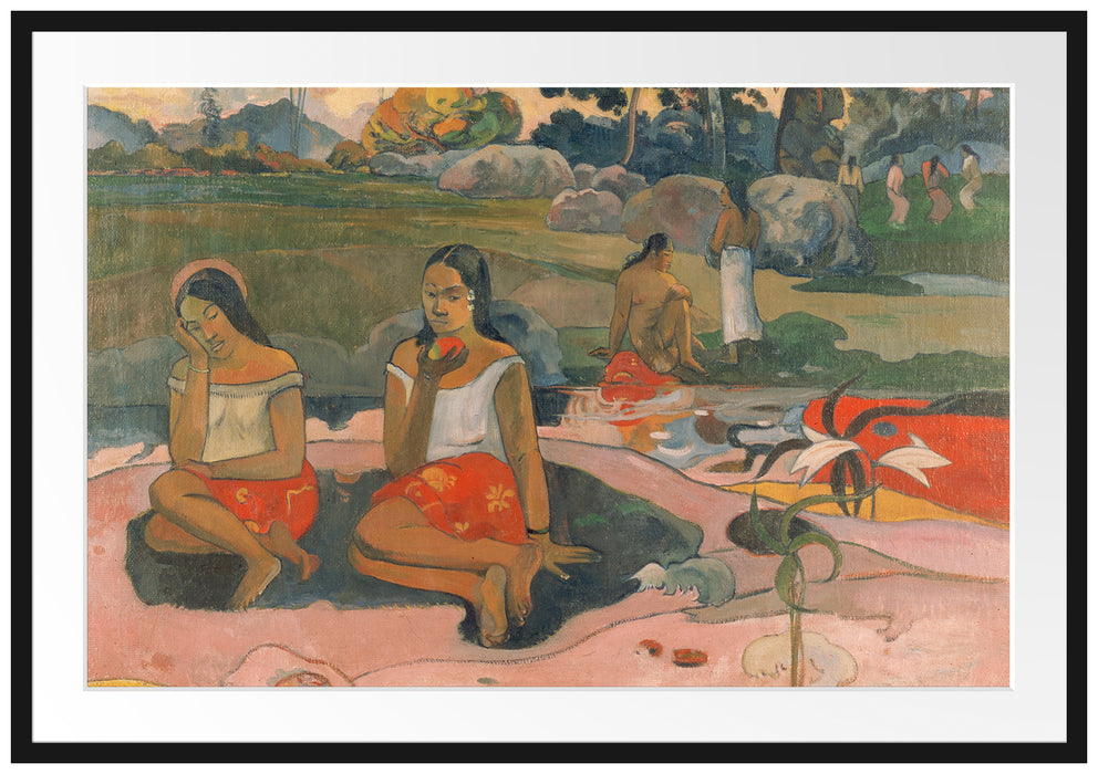 Paul Gauguin - Heiliger Frühling: Süße TräumeNave nav Passepartout Rechteckig 100