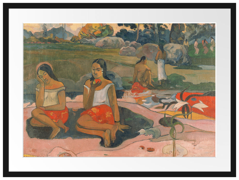 Paul Gauguin - Heiliger Frühling: Süße TräumeNave nav Passepartout Rechteckig 80