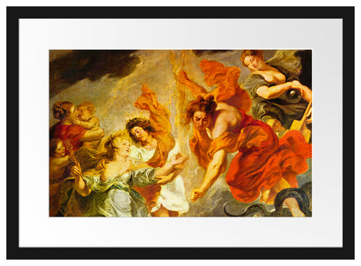 Peter Paul Rubens - Gemäldezyklus für Maria de' Medici Passepartout Rechteckig 40
