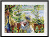 Pierre-Auguste Renoir - Am Wassernahe des Sees Passepartout Rechteckig 80