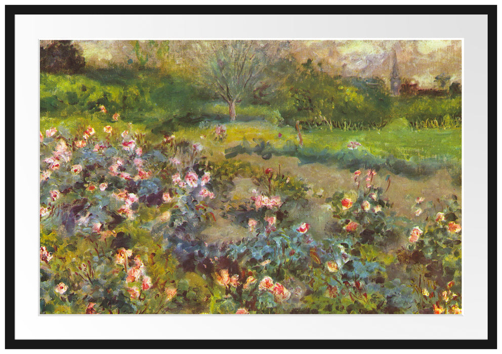 Pierre-Auguste Renoir - Rosenhain  Passepartout Rechteckig 100
