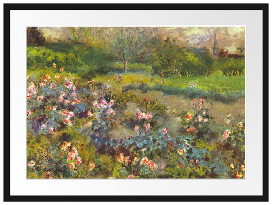 Pierre-Auguste Renoir - Rosenhain  Passepartout Rechteckig 80