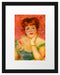 Pierre-Auguste Renoir - Portrait der Schauspielerin Jea Passepartout Rechteckig 30