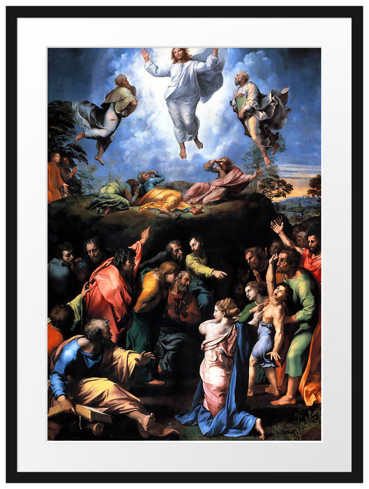 Raffael - Transfiguration  Passepartout Rechteckig 80