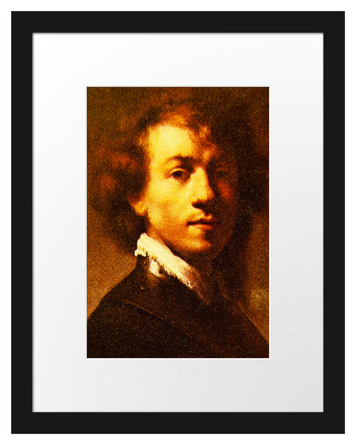 Rembrandt van Rijn - Selbstportrait I Passepartout Rechteckig 30