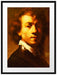 Rembrandt van Rijn - Selbstportrait I Passepartout Rechteckig 80