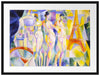 Robert Delaunay - Die Stadt Paris Passepartout Rechteckig 80