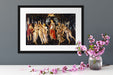 Sandro Botticelli - Frühling Primavera Passepartout Dateil Rechteckig