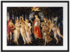Sandro Botticelli - Frühling Primavera Passepartout Rechteckig 80