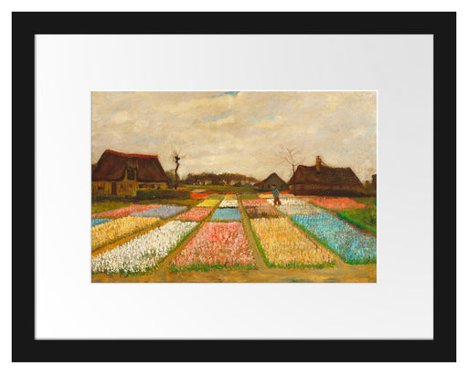 Vincent Van Gogh - Blumenbeete in Holland  Passepartout Rechteckig 30
