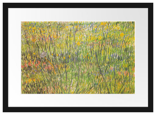 Vincent Van Gogh - Gras-Stelle  Passepartout Rechteckig 40