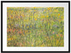 Vincent Van Gogh - Gras-Stelle  Passepartout Rechteckig 80
