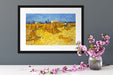 Vincent Van Gogh - Getreide-Ernte in der Provence  Passepartout Dateil Rechteckig