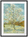 Vincent Van Gogh - Der pinke Pfirsischbaum  Passepartout Rechteckig 80