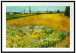 Vincent Van Gogh - Weizenfeld  Passepartout Rechteckig 100