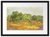 Vincent Van Gogh - Oliven-Bäume II  Passepartout Rechteckig 40