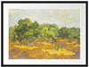 Vincent Van Gogh - Oliven-Bäume II  Passepartout Rechteckig 80