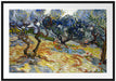 Vincent Van Gogh - Oliven-Bäume  Passepartout Rechteckig 100