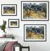 Vincent Van Gogh - Oliven-Bäume  Passepartout Wohnzimmer Rechteckig