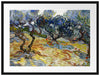 Vincent Van Gogh - Oliven-Bäume  Passepartout Rechteckig 80