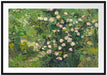 Vincent Van Gogh - Rosen  Passepartout Rechteckig 100