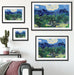 Vincent Van Gogh - Die Oliven-Bäume  Passepartout Wohnzimmer Rechteckig