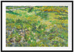 Vincent Van Gogh - Hohes Gras mit Schmetterlingen  Passepartout Rechteckig 100