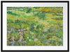Vincent Van Gogh - Hohes Gras mit Schmetterlingen  Passepartout Rechteckig 80