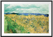 Vincent Van Gogh - Weizenfeld mit Kornblumen  Passepartout Rechteckig 100