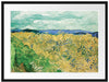 Vincent Van Gogh - Weizenfeld mit Kornblumen  Passepartout Rechteckig 80