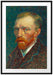 Vincent Van Gogh - Selbstbildnis  Passepartout Rechteckig 100