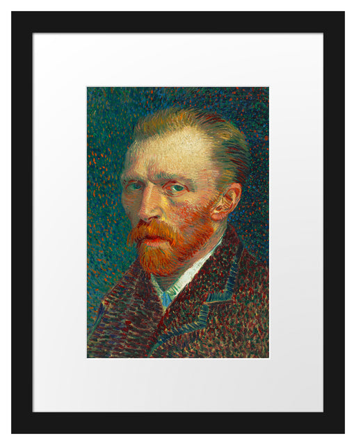 Vincent Van Gogh - Selbstbildnis  Passepartout Rechteckig 30
