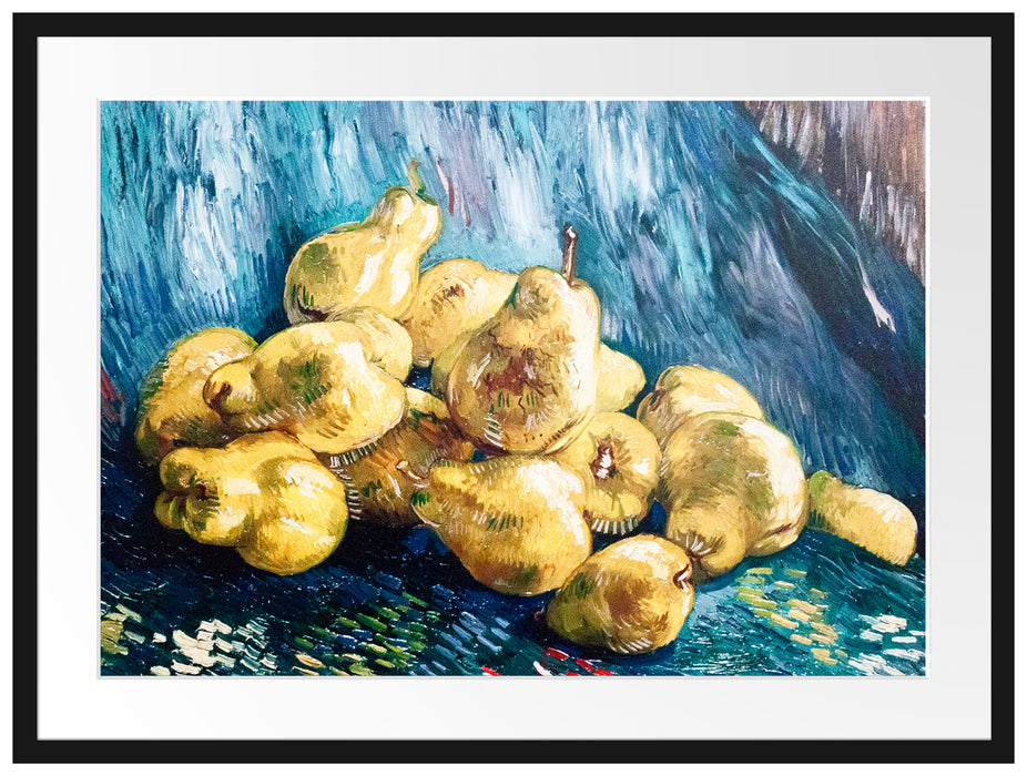 Vincent Van Gogh - Stillleben mit Birnen  Passepartout Rechteckig 80